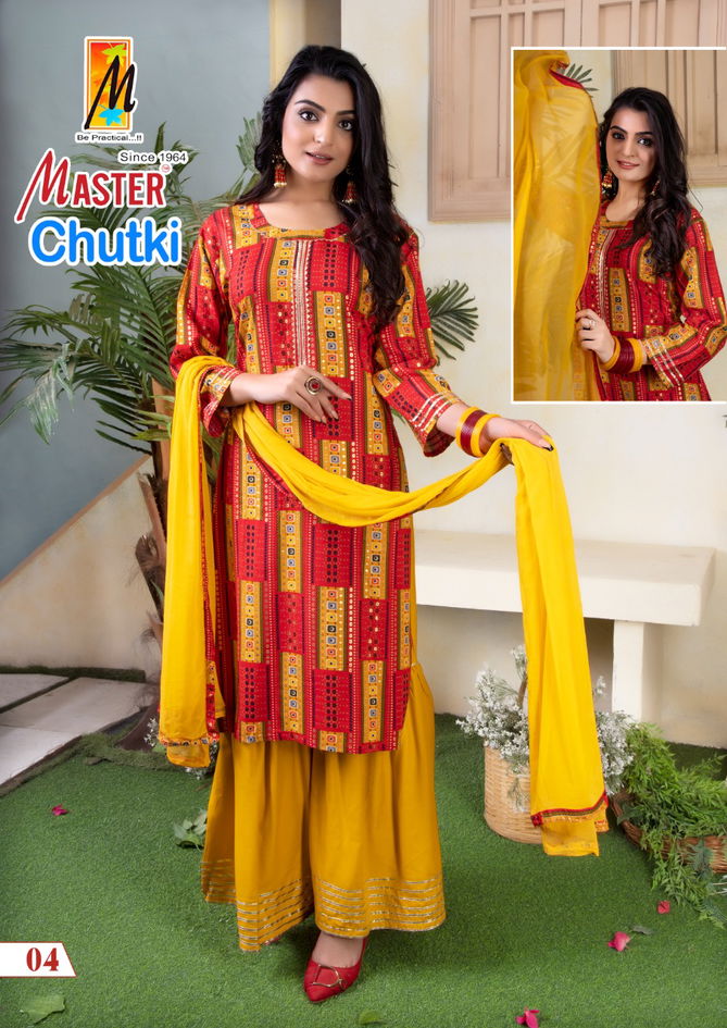 Master Chutki Festive Wear Wholesale Ready Made Suit Collection
